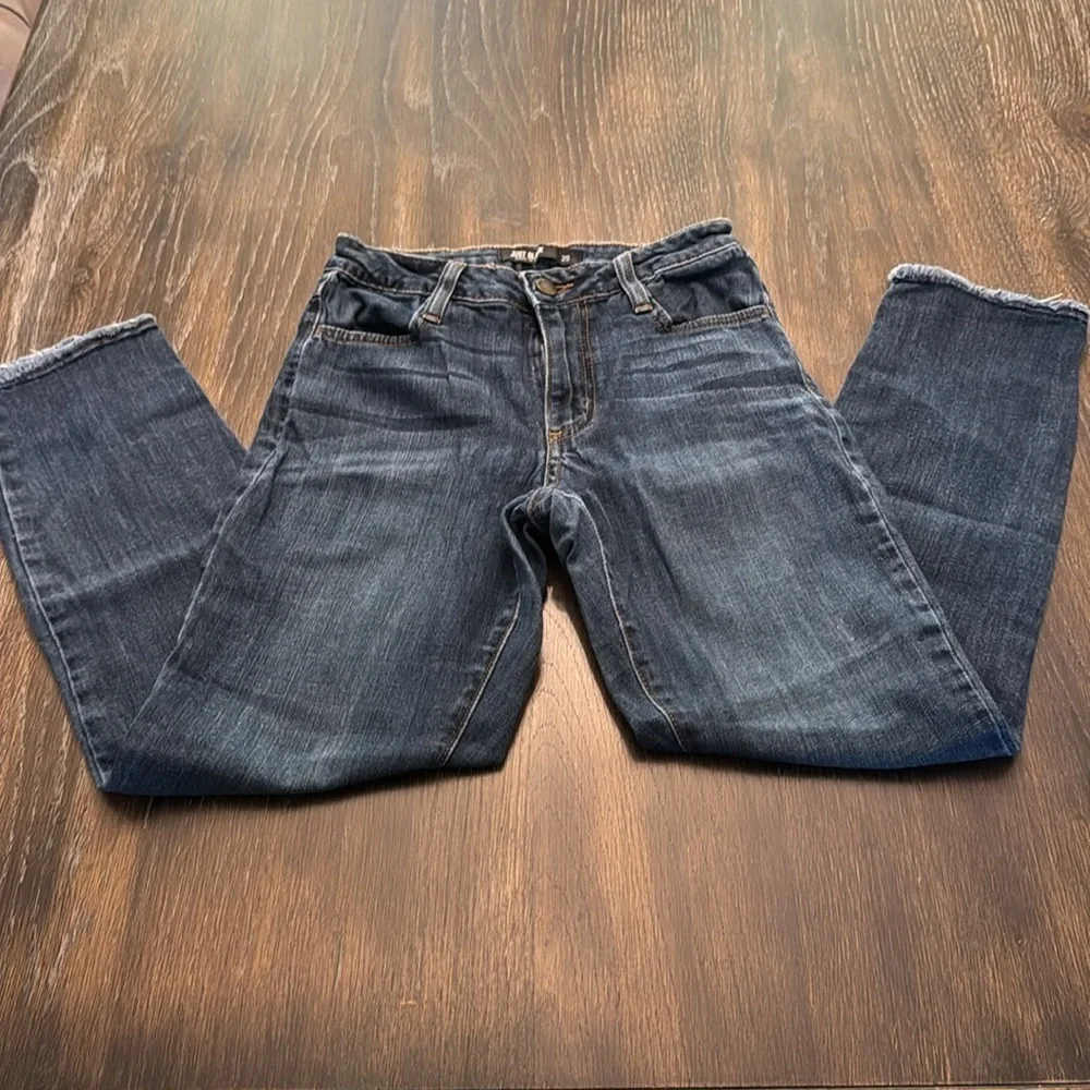 🟤 JUST BLACK DENIM BLUE ANKLE JEANS SIZE 25